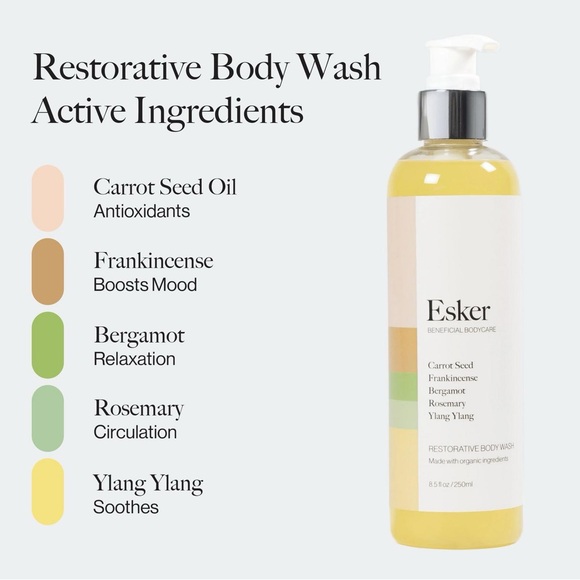 Esker Restorative Body Wash 3oz - Picture 2 of 6